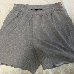 Lululemon men’s Surge shorts (grey)